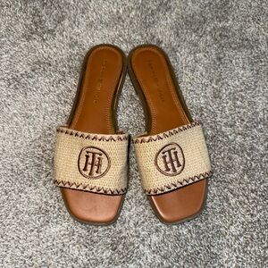 Tommy Hilfiger Embroidered Sandals